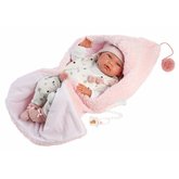 Llorens 73886 NEW BORN HOLIKA - realistick panenka miminko s celovinylovm tlem 40 cm